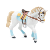 La figurine Cheval de la cavalière fashion bleu vous fait découvrir le monde de l'équitation.