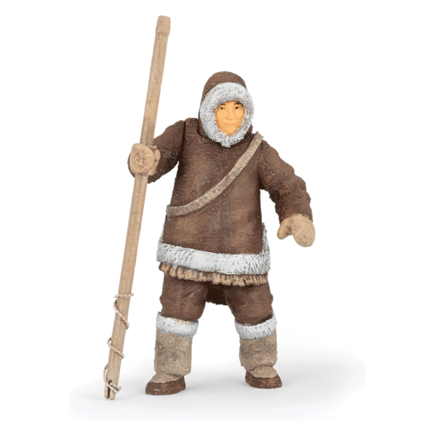 La figurine Inuit propose une visite de la banquise. C'est un excellent choix pour encourager le jeu imaginatif