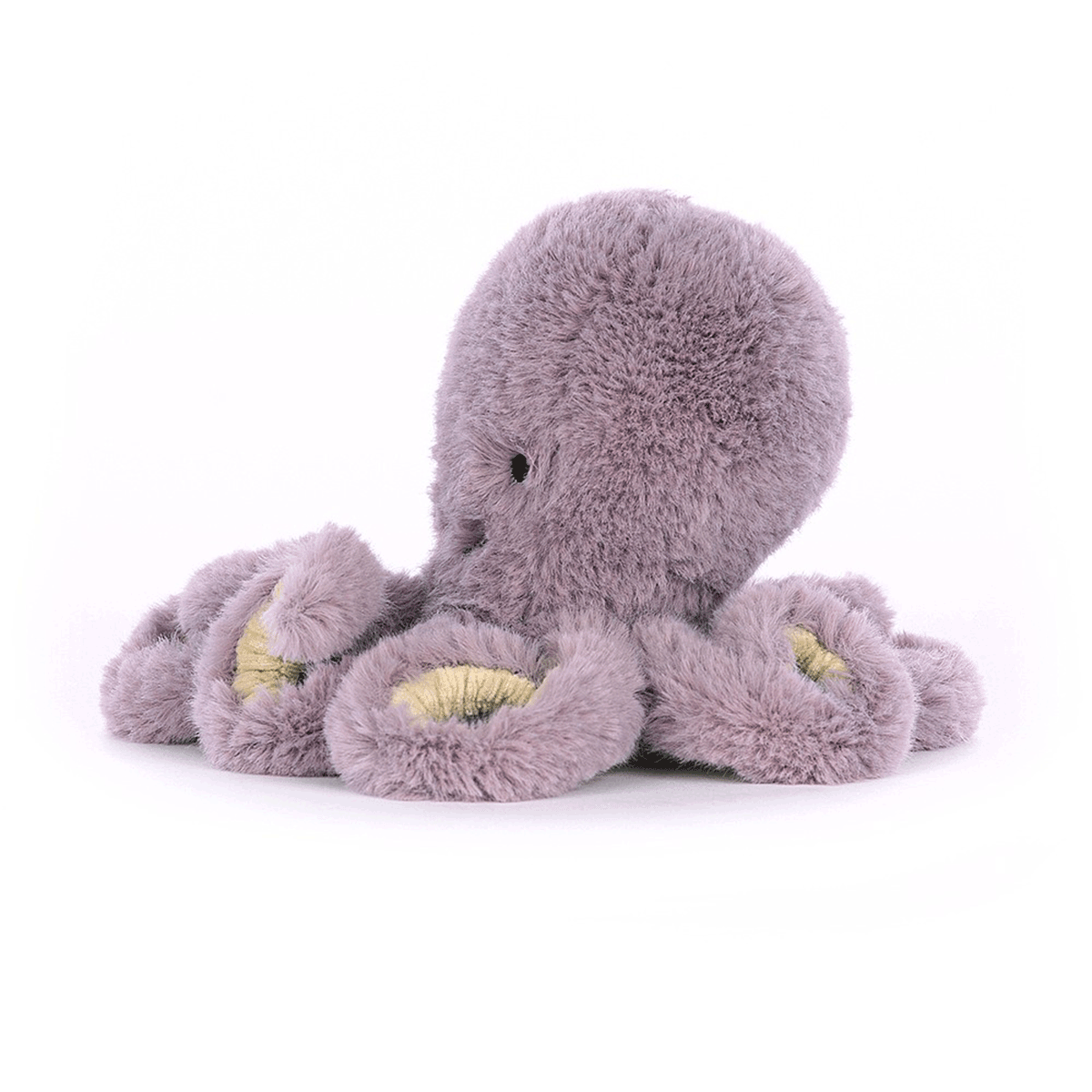Peluche-Bébé-Pieuvre-Maya Cette peluche pour bébé toute douce est un adorable jouet pour les enfants.