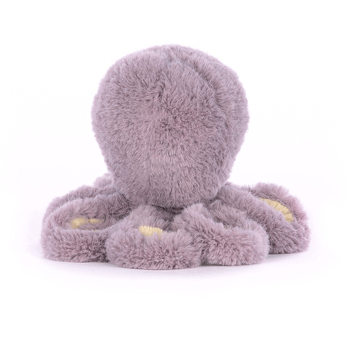 Peluche-Bébé-Pieuvre-Maya Cette gentille pieuvre a des tentacules souples et flexibles, pour stimuler l'imagination des enfants