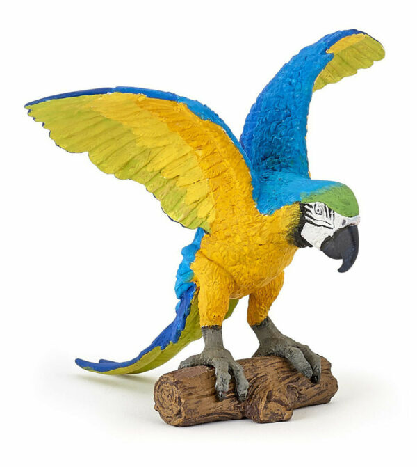 Avec la figurine Perroquet Ara bleu, découvrez la vie sauvage comme si vous y étiez !