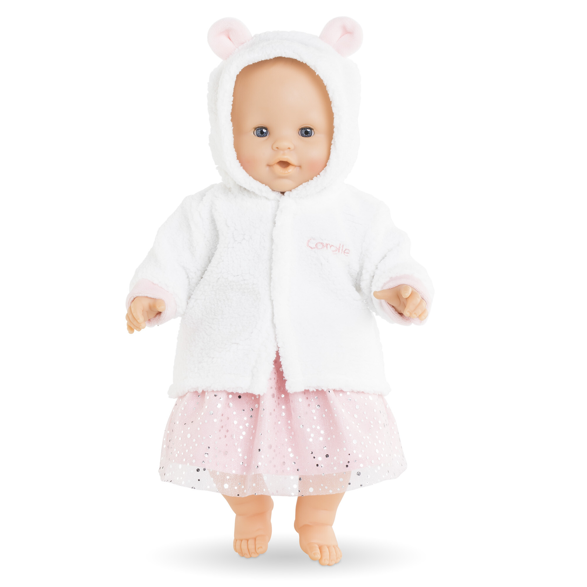 Manteau soir de fête Manteau soir de fête poupon 30 cm