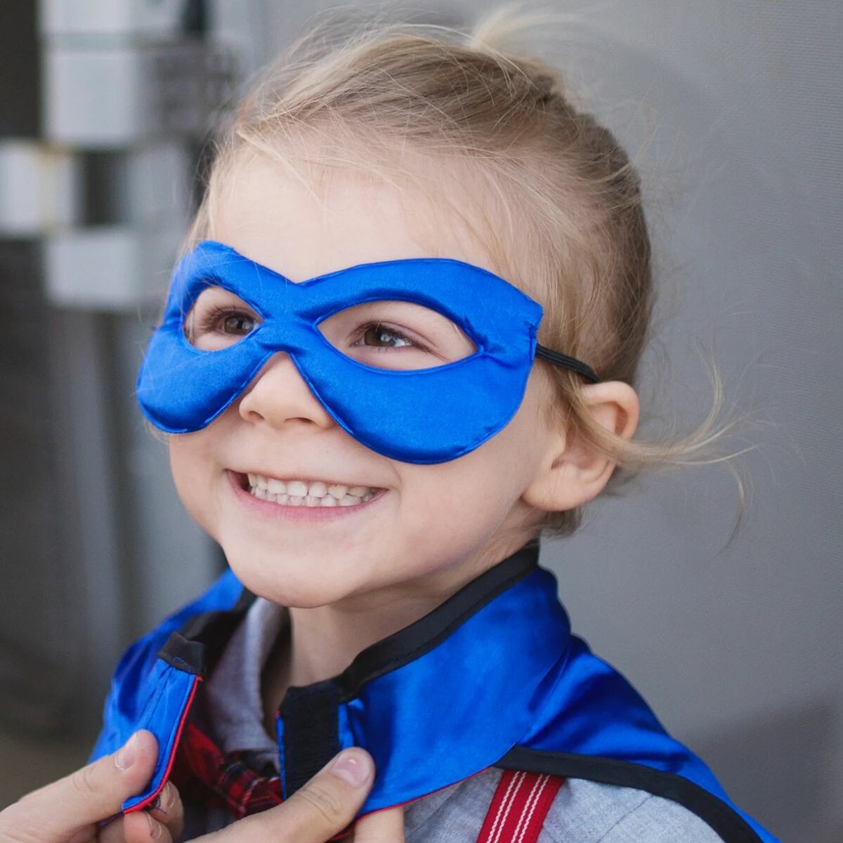 Cape d'aventure réversible de super héros avec masque