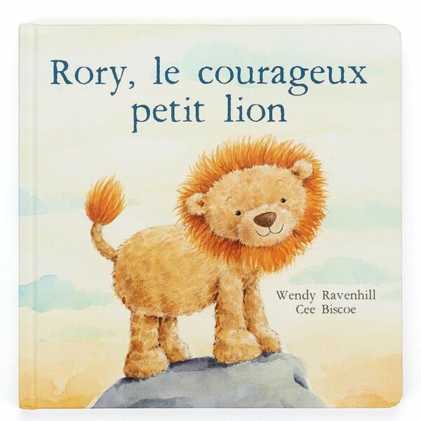 Livre Rory le Courageux Petit Lion, un livre pour les bébés avec une couverture solide