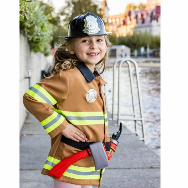 Déguisement de pompiers + accessoires.5/6 ans