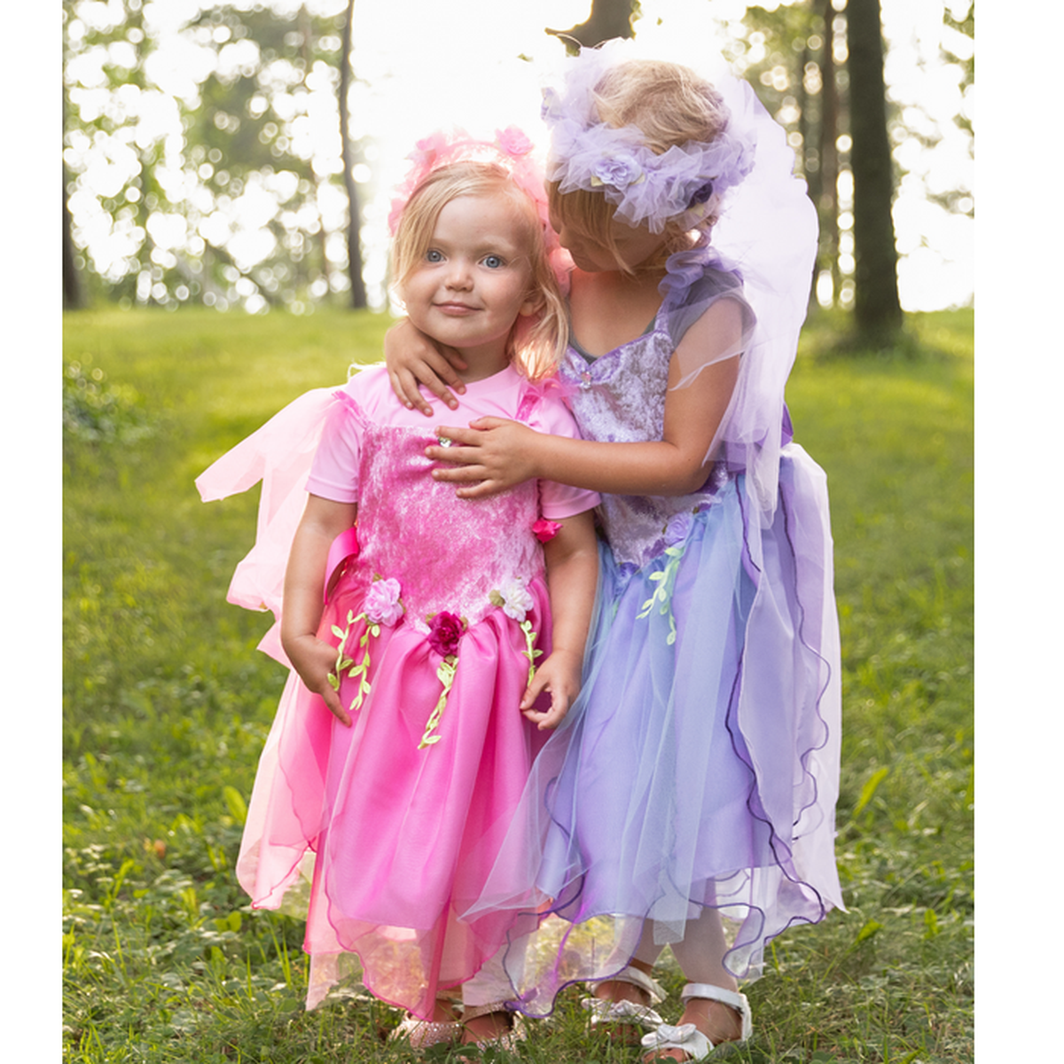 Déguisement Tunique de Fée de la forêt Rose 3/4 ans