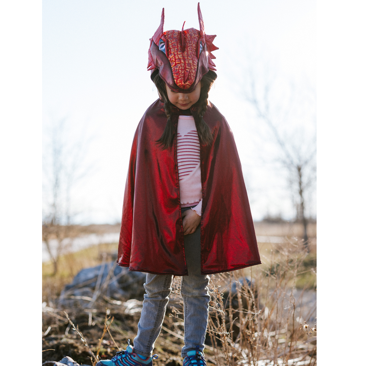 Alors qu'est-ce que tu attends ? Enfilez votre cape de dragon rubis et envolez-vous avec style !