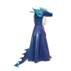 Cape de Dragon couleur métallisée Azur 5/6 ans ! Cette cape n’est pas un vêtement ordinaire , c'est le costume indispensable pour tous ceux qui souhaitent ajouter une touche de magie mythique à leur garde-robe !