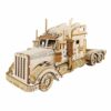 Magnifique puzzle en bois 3D de camion qui reproduit le véhicule le plus caractéristique des transports modernes