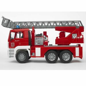 Camion de pompier avec échelle pivotante