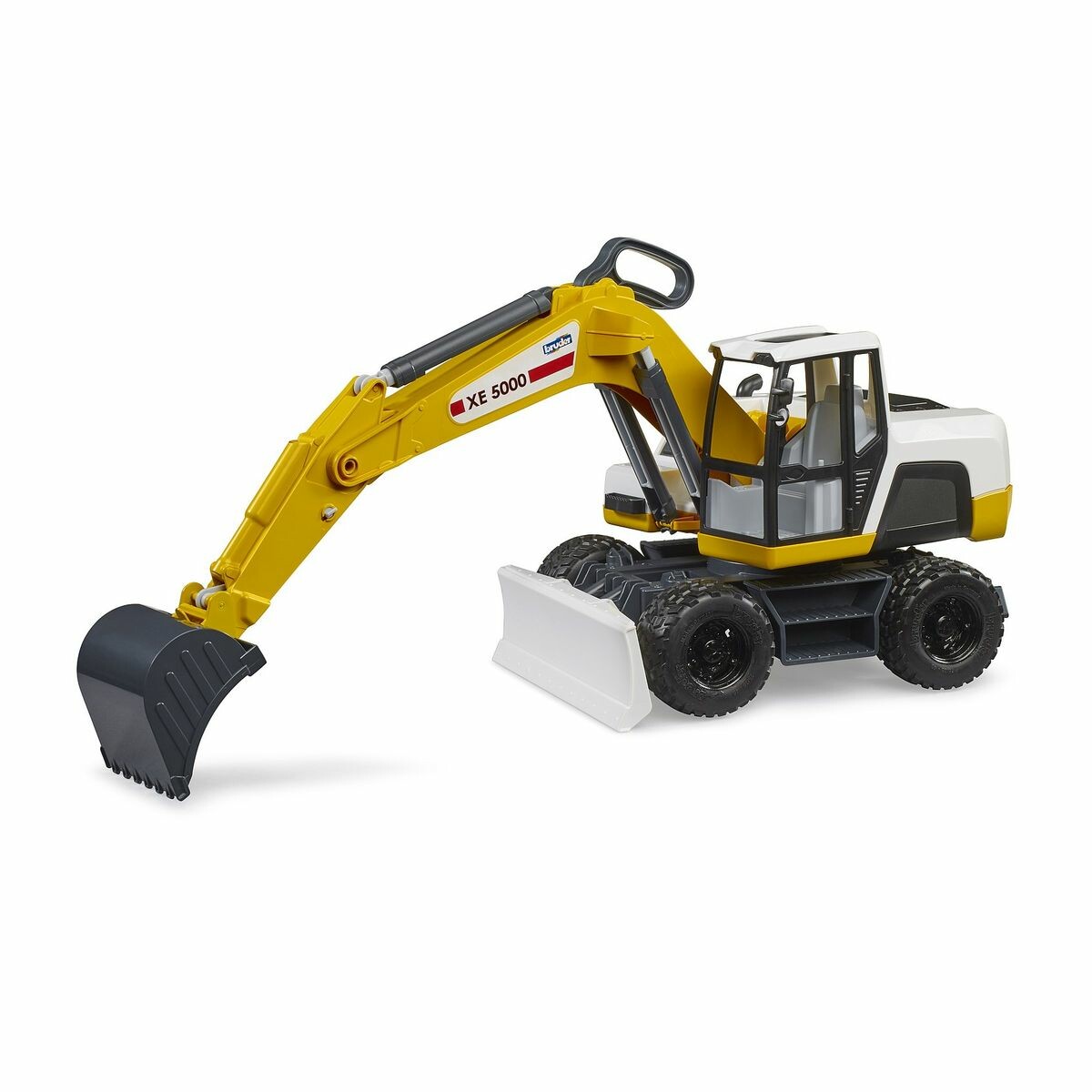 Pelleteuse Les manipulations de la pelleteuse vont aider votre enfant à développer sa coordination œil-main et ses compétences motrices fines lorsqu'il l'utilise pour manipuler le sable, la terre ou d'autres matériaux..