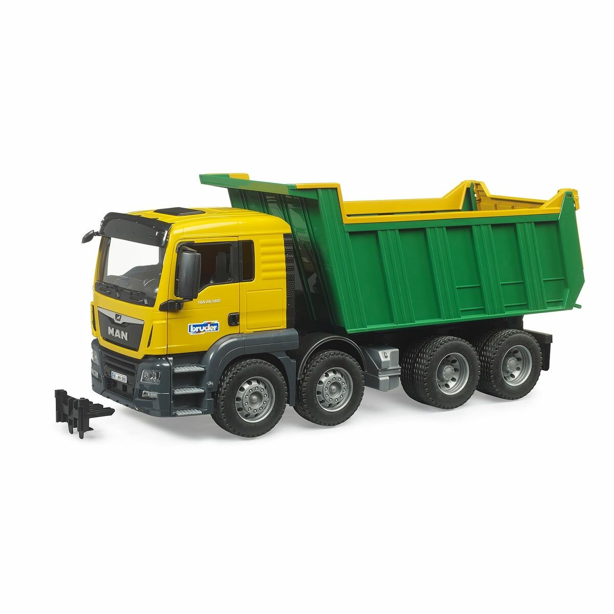 Jouer avec ce camion implique des gestes fins et précis ce qui favorise le développement de la motricité fine chez les enfants.