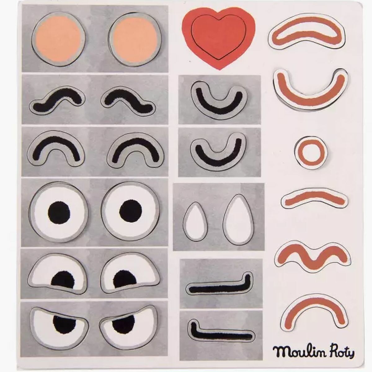 Jeu-magnétique-émotions La manipulation des pièces magnétiques et leur placement sur le koala nécessite une coordination œil-main. Cela contribue au développement de la motricité fine des enfants.