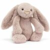 Câlinez cette Grande Peluche Bashful Bunny, Lapin Vieux Rose 31 cm. Elle est parfaite pour Bébé.