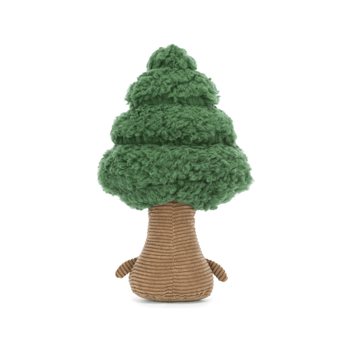 Peluche-Pin-forestier Avec sa superbe ramure toute douce de couleur verte, cet arbre très spécial est assis sagement sur son tronc.