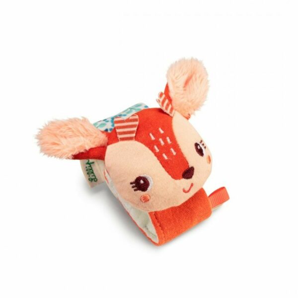Découvrez avec Bébé ce Hochet Bracelet Stella le faon. Un adorable jouet d'éveil conçu pour stimuler les sens des bébés et développer leur motricité fine.