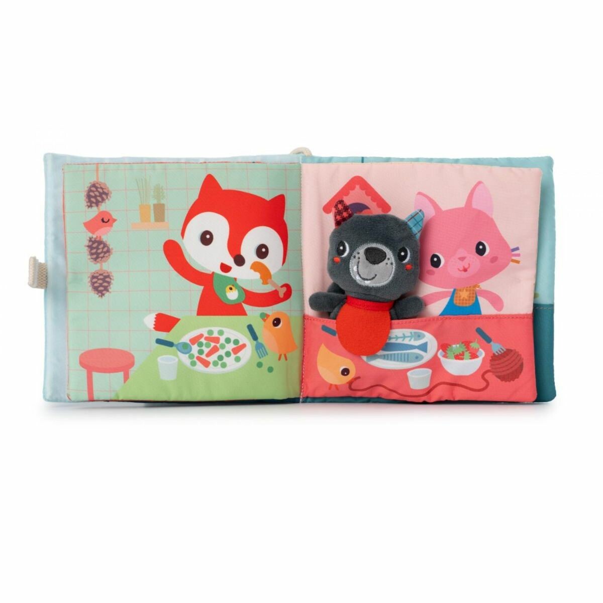 Que c'est rigolo de partager un repas avec Louis. Bon appétit !