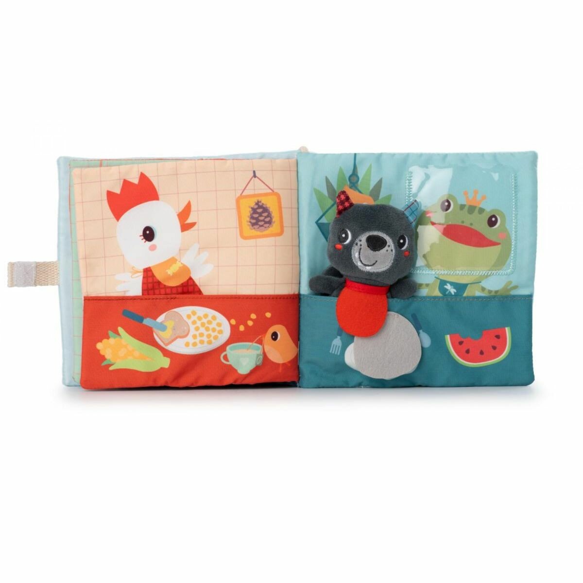 Le livre est léger et facile à tenir par les petites mains de votre enfant. Ses pages sont douces et agréables au toucher