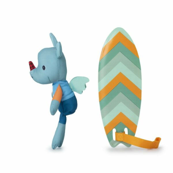 Joe glisse sur les vagues avec sa planche de surf magique. Des dessins apparaissent sur sa combinaison et sur sa planche quand il se jette à l’eau. Attention aux vagues, en route pour une session de surf !