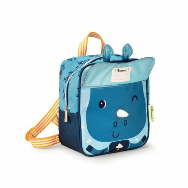 Ce joli sac à dos aux tons bleus et aux jolis motifs fera de vos enfants de vrais super-héros. C'est l'équipement indispensable pour des sorties sans soucis !