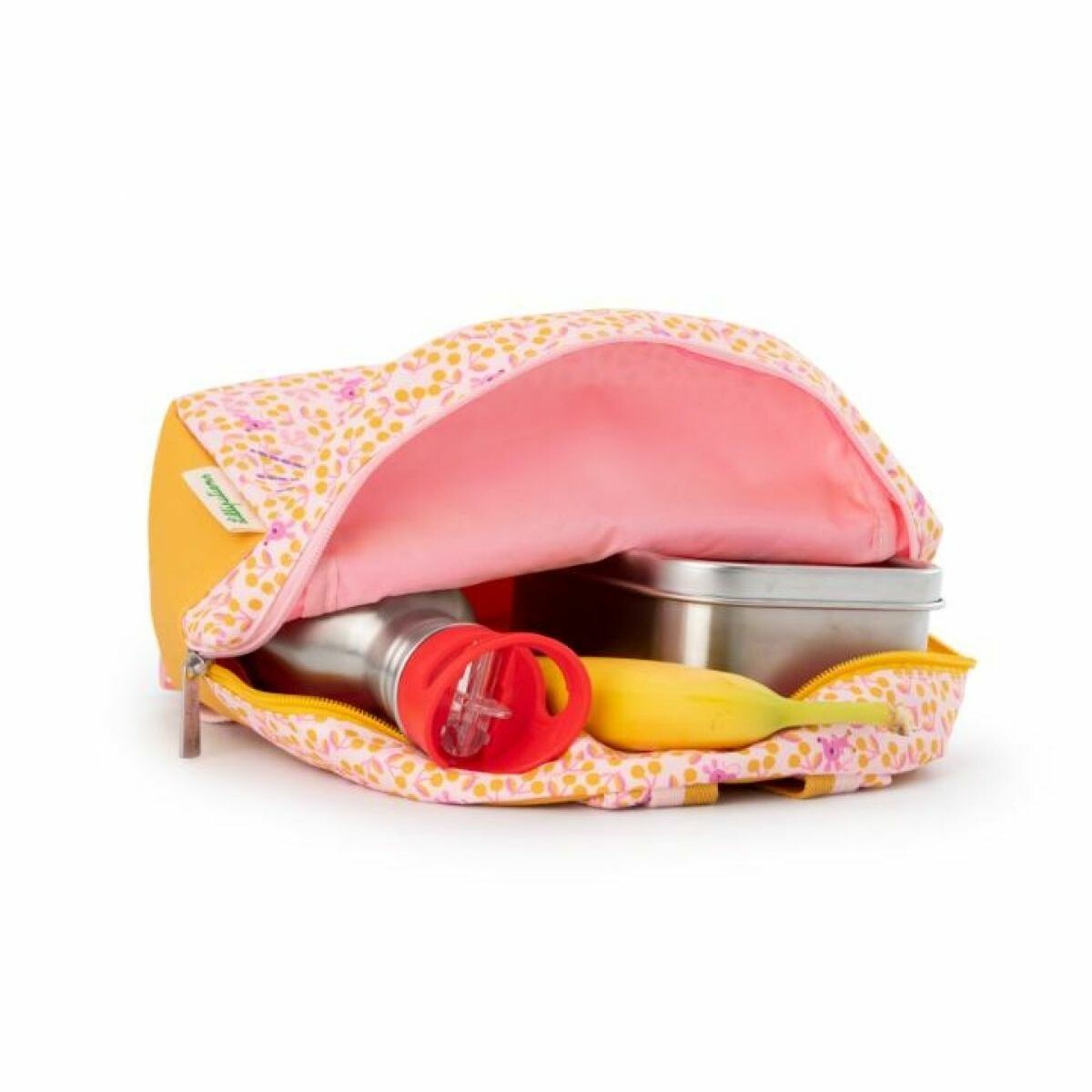 Il a une pochette à l'avant ainsi que d'une grande poche pour ranger cahiers, livres, affaires de sport ... Vous pourrez l'attraper facilement grâce à sa poignée située sur le dessus du sac.