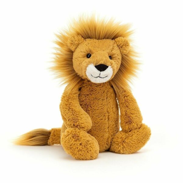 Câlinez cette Grande Peluche Bashful Lion de 31 cm. Le roi des bêtes est une peluche adorable et câline, parfaite pour les enfants de tous âges dès 1an.