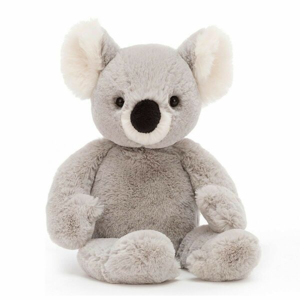 Câlinez cette Peluche Benji Koala 29 cm, peluche irrésistiblement douce, avec une fourrure gris cendré et un regard attendrissant