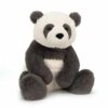 Adoptez La Peluche Harry le Très Grand Panda 52 cm, reconnaissable à son pelage noir et blanc, ses yeux charbonneux et son sourire malicieux
