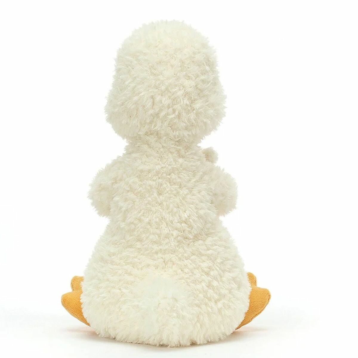 Peluche-Huddles-Canard-Bidiboule Le Canard est de taille moyenne, ce qui le rend facile à transporter et à manipuler par les jeunes enfants.