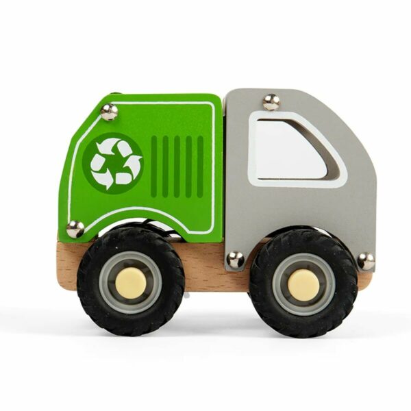 Le camion jouet est dimensionné pour les petites mains afin de contribuer au développement de la motricité fine et aux capacités de préhension et de libération des jeunes enfant