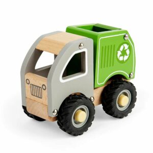 Véhicule Bois Mini-camion poubelles