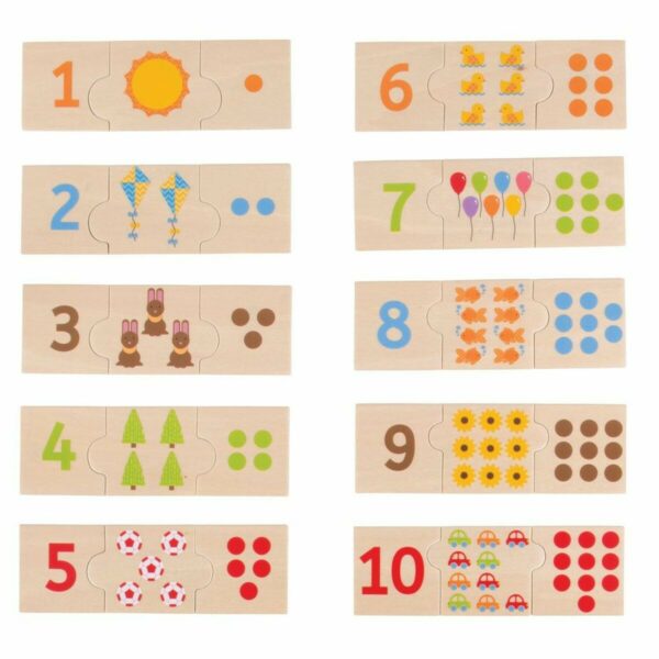 Puzzle Bois pour apprendre à compter dès 18 mois