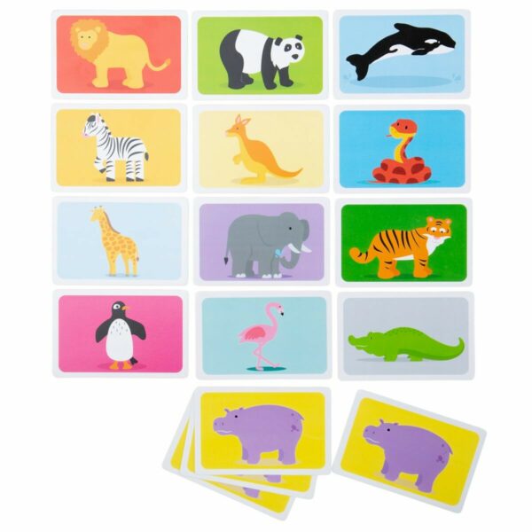 Découvrez le Jeu SNAP animaux, un jeu de cartes amusant et rapide abordable dès le plus jeune âge.