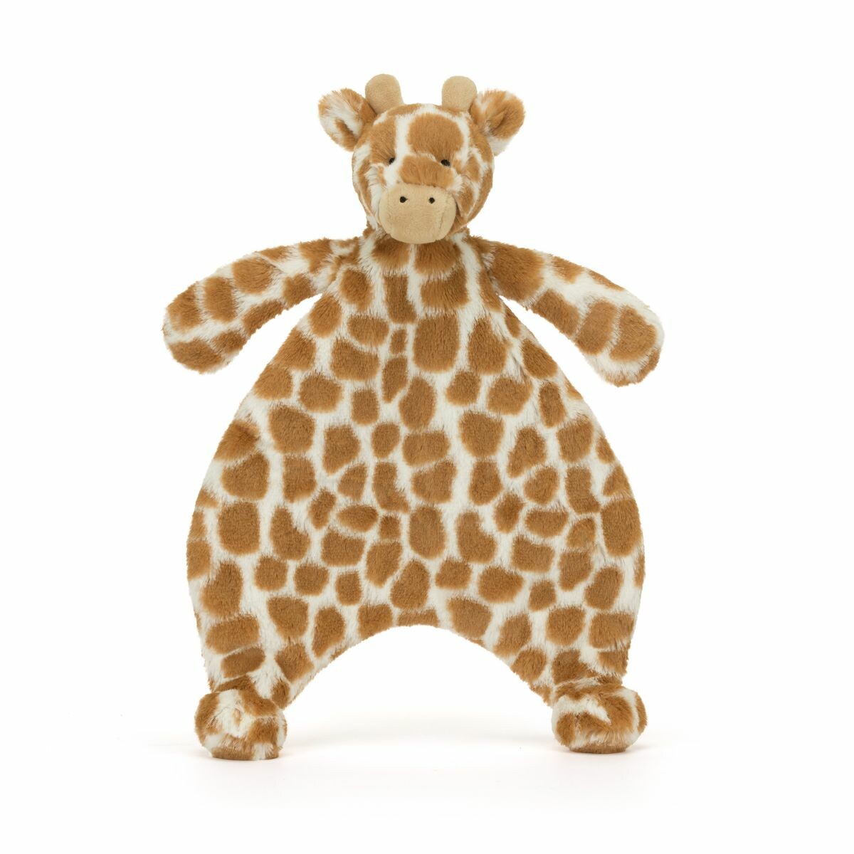 Doudou-Plat-Girafe-Bidiboule À offrir, cette Girafe trop mignonne accompagnera bébé dès sa naissance pour devenir sa meilleur amie Un doudou très (très très) doux (même encore plus que ce que vous imaginez), il réconfortera les enfants et partagera leurs joies.