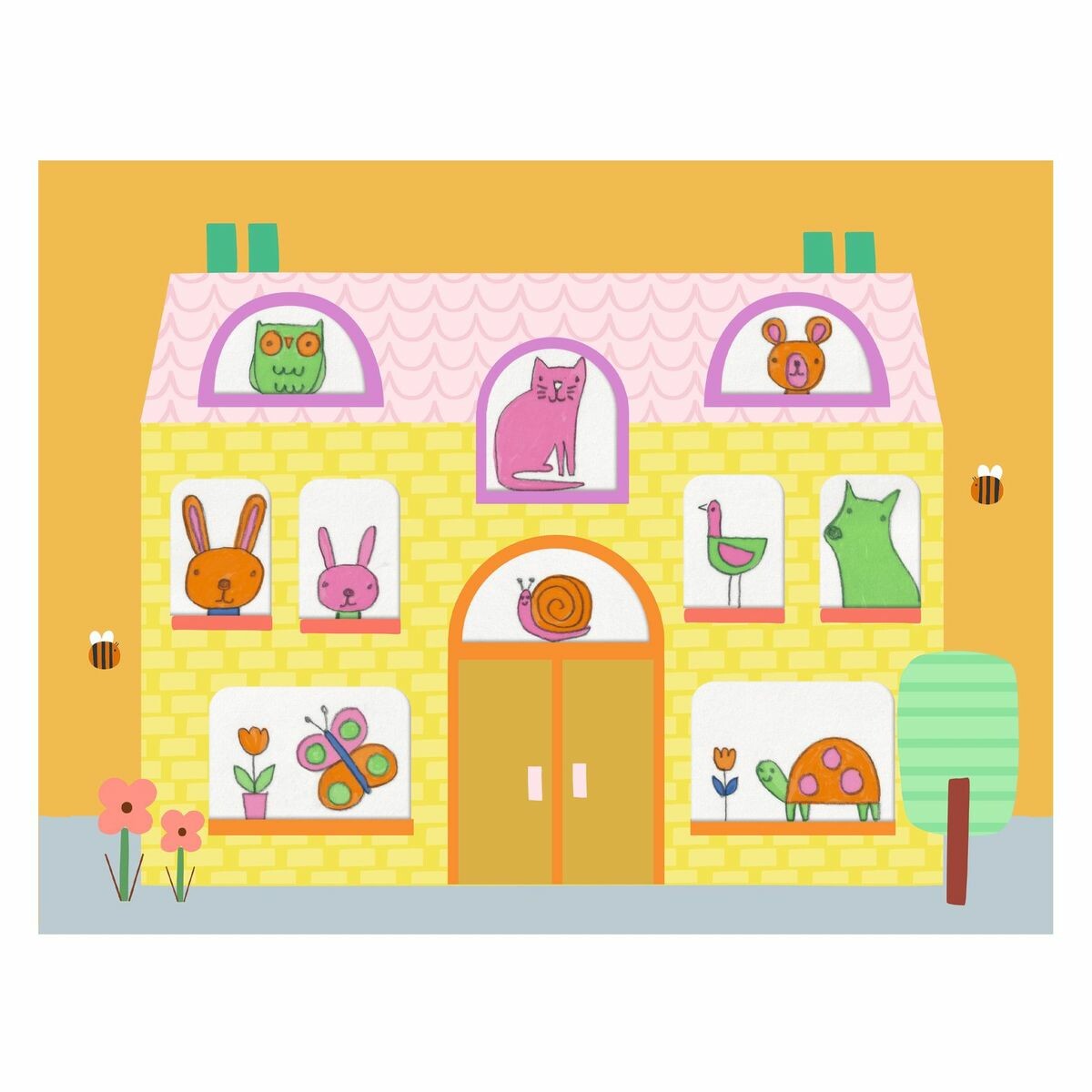 Décalquer-Bus-Bidiboule Divertissement à la maison et en déplacement : la taille compacte et la légèreté du kit le rendent facile à emballer et à transporter, offrant ainsi du divertissement aux enfants à la maison ou en déplacement. L'entretien est simple, un chiffon sec suffit pour nettoyer les cartes.