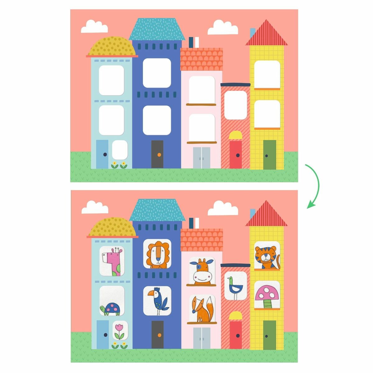 Décalquer-Bus-Bidiboule L'art du décalquage devient un jeu d'enfant avec cet ensemble complet et facile à utiliser. Une variété de choix est offerte aux petits artistes.