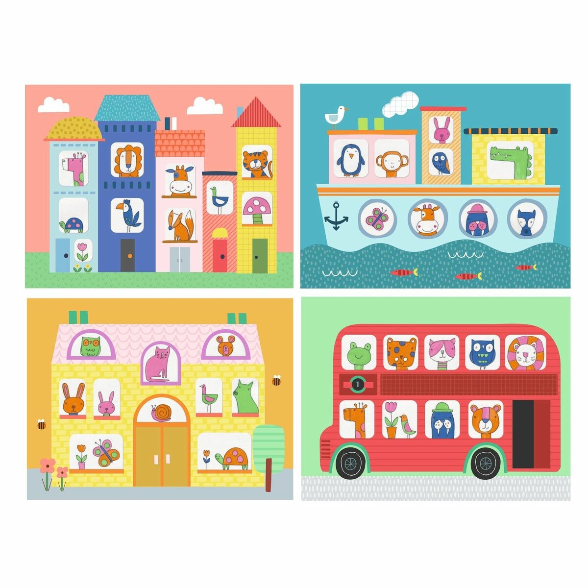 Décalquer-Bus-Bidiboule Ce kit est parfait pour les activités d'éducation artistique et de créativité précoces, initiant les enfants aux bases de l'art et les encourageant à s'exprimer artistiquement