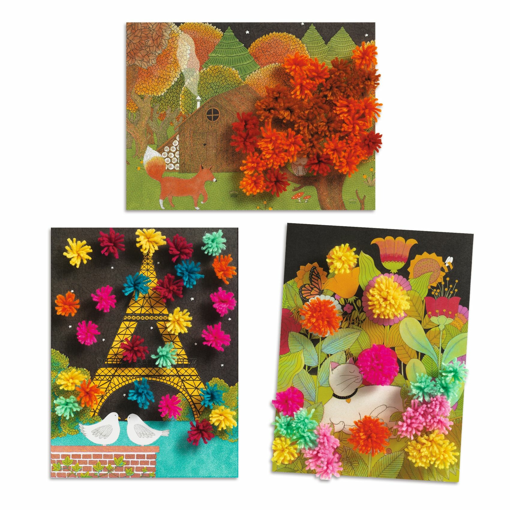 Tableaux de Pompons-Bidiboule Quelle fierté pour votre enfant de réaliser cette activité. Elle regorge de bienfaits pour les enfants, apprentissage des couleurs. estime de soi, concentration, détente, dextérité.. et amusement garanti !!