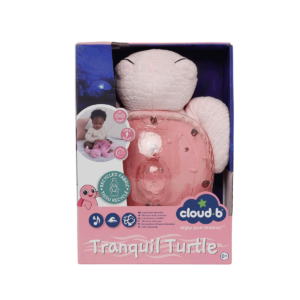 Tortue musicale rose rechargeable