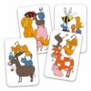 Lion, coccinelle, singe, hibou, cochon… mais quel méli-mélo d’animaux ! Pour être le 1er à trouver l’animal en commun à toutes les cartes, il faut faire appel à son œil de lynx !