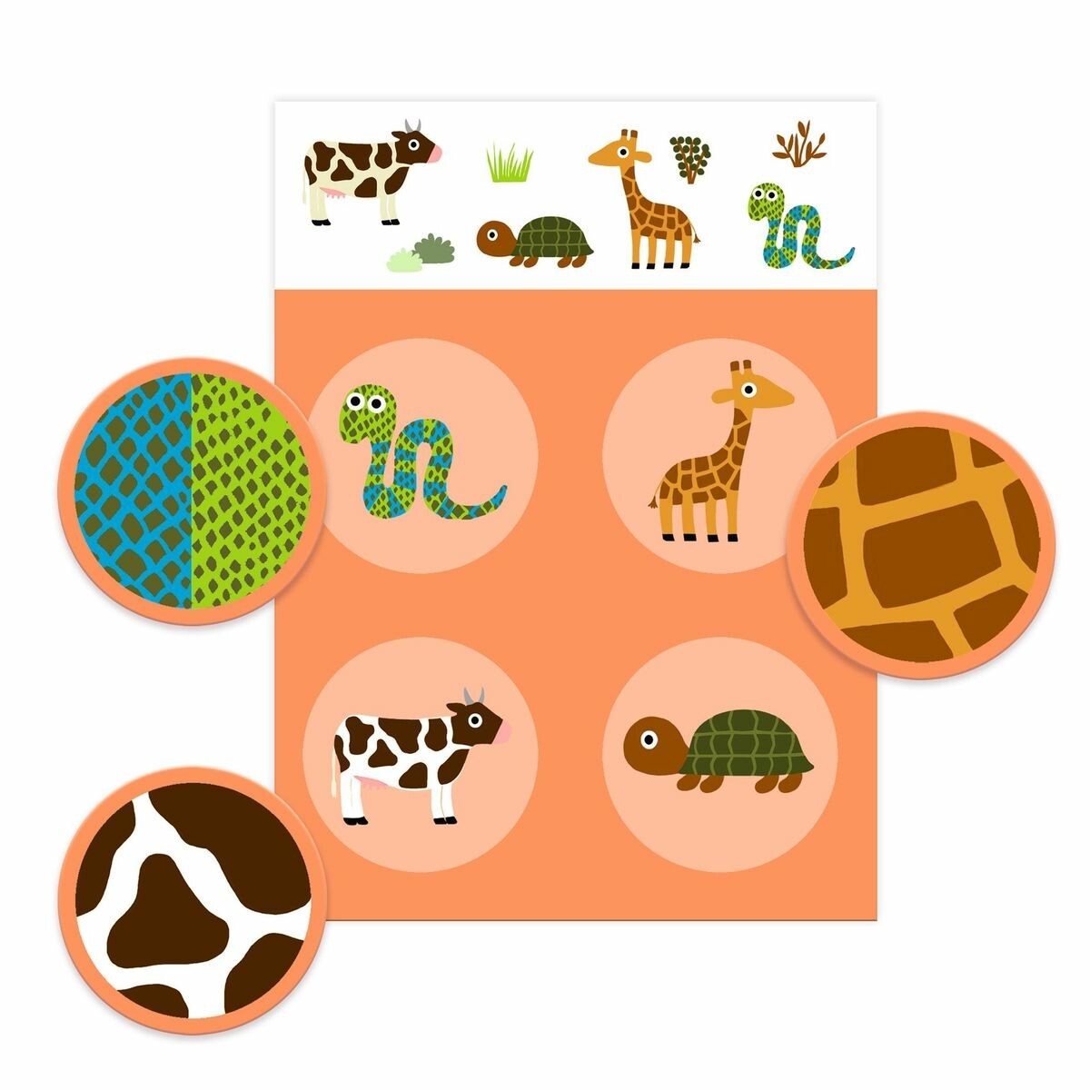 Loto-Plume-Poils Un premier jeu de mémoire idéal pour les enfants et leurs petites mains, à essayer de toute urgence !