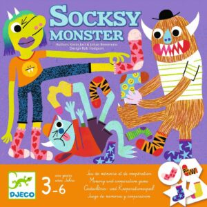 Socksy Monster Jeu de mémoire dès 3 ans