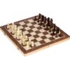 2 en 1, Jeu échecs/ Dames magnétique en bois dès 7 ans