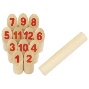 Jeu de quilles en bois le Number Kubb