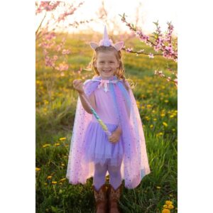 Cape bandeau licorne arc-en-ciel 4/6 ans