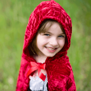 Cape Chaperon Rouge enfant 3/4 ans