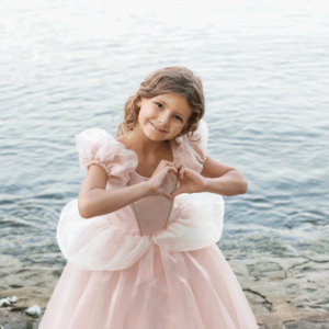 Robe de princesse rose 7/8 ans