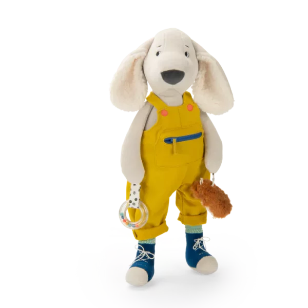 Grand chien Pilou d'activités Puce & Pilou