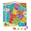 PUZZLE CARTE DE FRANCE MAGNETIQUE