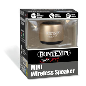 MINI ENCEINTE BLUETOOTH – GOLD